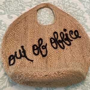 NWOT - Shiraleah ‘Out of Office' Woven Bag